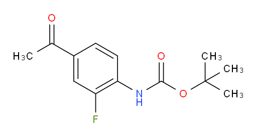 tert-butyl N-(4-acetyl-2-fluorophenyl)carbamate